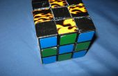 Personalizar el cubo con cinta de Rubik del conducto