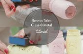 Cómo pintar vidrio y Metal
