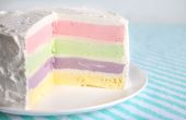 Receta de torta de helado arco iris