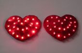 Empanadas de corazón LED