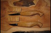 Cómo diseñar y hacer un cuchillo jamonero madera