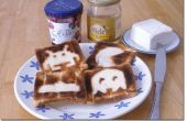 Mod un tostador de pan y tostadas de arte retro para el desayuno
