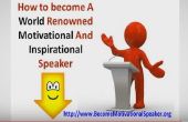 Convertirse en un orador motivacional reconocido mundial - convertirse en un orador público altamente remunerado