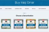 Comprar dinar iraquí