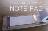 Madera y aluminio Note Pad - PerúTubers cualquier colaboración