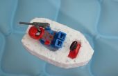 2 minutos LEGO barco de espuma para niños