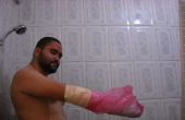 Cómo tomar una ducha con un ortopédico emitido