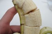 Broma de las rodajas de plátano! 