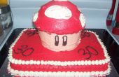 Pastel de setas de Mario