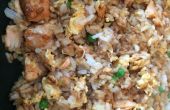 Rápido y delicioso: el salmón y las sobras de arroz