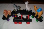 Tren de circo de juguete madera iris