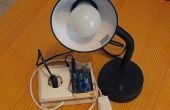 Lámpara de sobremesa - con caja de relé controlado por Arduino Bluetooth