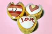 Cómo hacer centro en forma de Cupcakes - día de San Valentín sorpresa