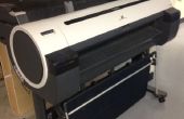 Usando la impresora de gran formato en Techshop Menlo Park