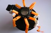 Build a razor clock kinematic spider