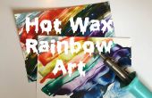 Caliente la cera Rainbow Art