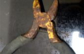 Restaurar una herramienta oxidada cerrada