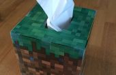 Cubierta de caja del tejido de Minecraft
