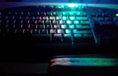USB powered luz teclado