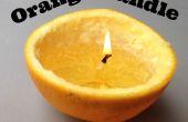 Convertir una naranja en una vela! 