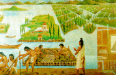Construir un jardín de agua Azteca