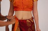 Cómo ponerse un sari en 2 minutos – estilo indio sari de la seda para la boda