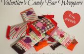 Candy Bar Wrappers de San Valentín