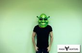 Cómo hacer Shrek máscara de papel