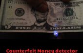 Detector dinero billetes falsos portátil DIY y antorcha