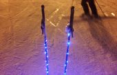 ¿Luz por bastones de esquí su