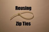 Cómo reutilizar los lazos zip
