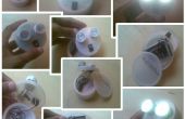 Cómo hacer pequeña antorcha de LED recargable de la batería del teléfono celular