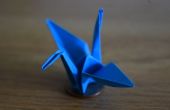 Cómo doblar Origami grúas