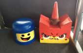 Máscaras de la película de LEGO: Benny el astronauta y Angry Unikitty