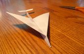 Cómo hacer un avión de papel grandes. 