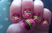 ¿Zebra raya uñas