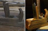 Restauración de plano dentado madera histórico