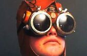Mi Steampunk aviadores gorra y gafas de