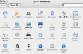 Abra Preferencias del sistema Mac OS X