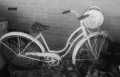 DIY reutilizar Vintage Schwinn bicicleta flor pantalla