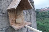 Alimentación casa simple del pájaro