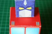 Transformers Optimus Prime juguete de papel