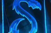 Luz de noche glowy Blue Dragon