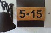 Casa número de placa/señalización con tablón (descartada)