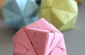 DIY estilo de Sonobe Origami bola de pastell