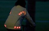 Luz para la vida: brillante botón chaqueta ciclismo