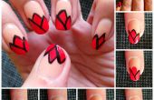Tulipanes de uñas arte diseño