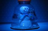 Tarjeta de regalo de muñeco de nieve de baja o Adorno