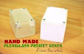Cajas de proyecto del plexiglás hecha a mano desde cero