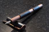Steel and Copper Tube Fountain Pen